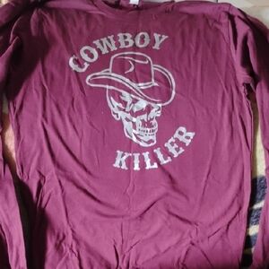 Cowboy Killer Kids Shirt - Maroon